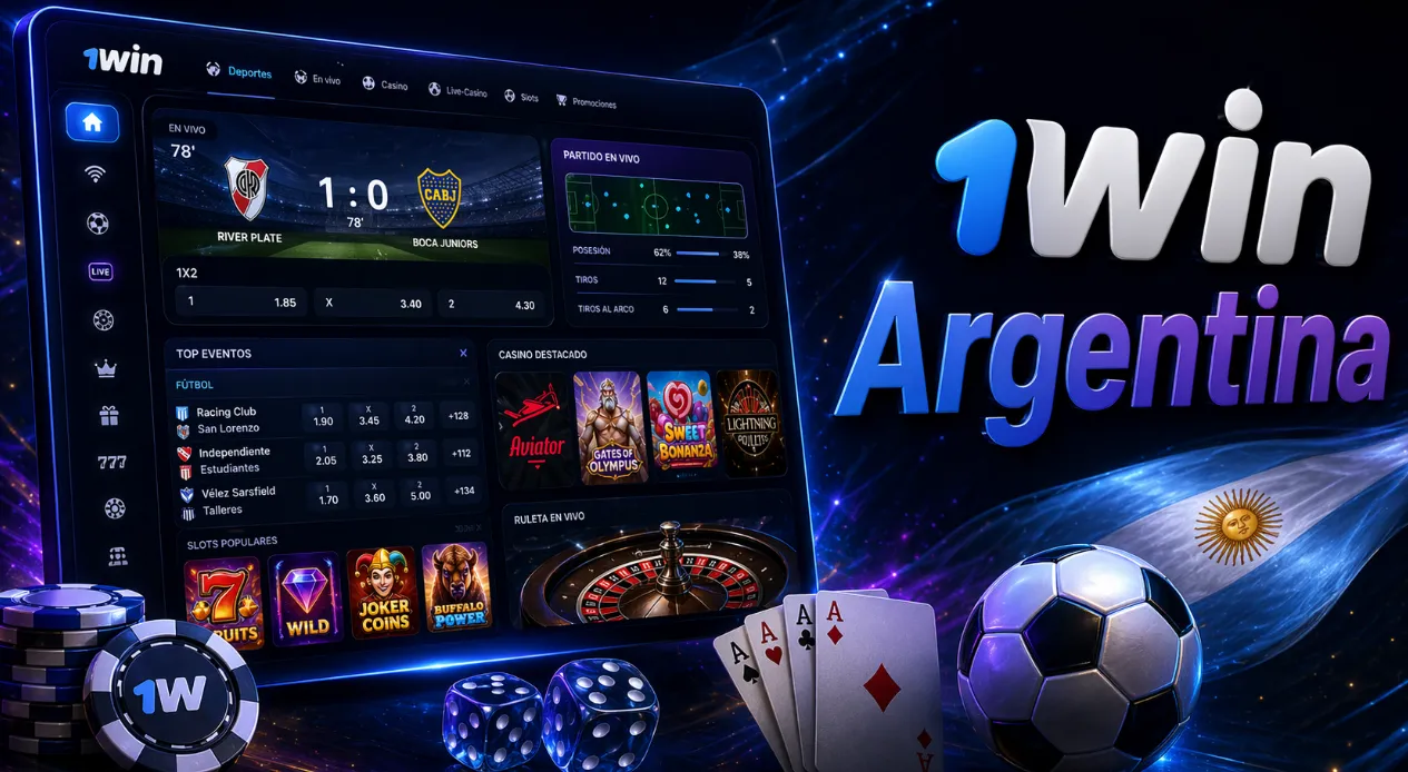 Plataforma 1win Argentina para Casino Online en Argentina